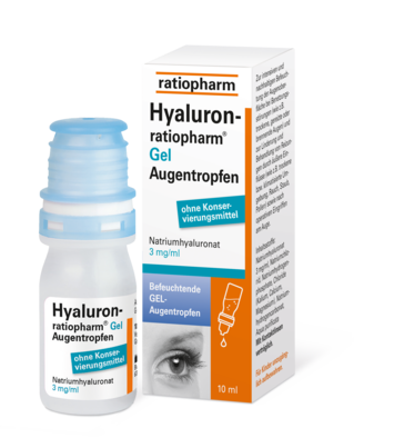 Hyaluron-ratiopharm® Gel Augentropfen, A-Nr.: 5429601 - 01