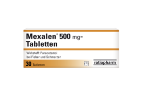 Mexalen® 500 mg Tabletten, A-Nr.: 3909774 - 01