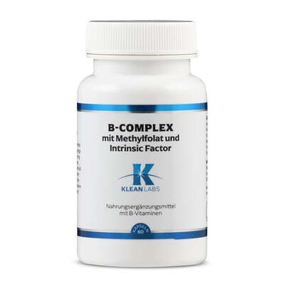 B-Complex mit Metafolin und Intrinsic Faktor Klean Labs Kapseln, A-Nr.: 5395664 - 01