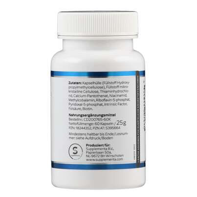 B-Complex mit Metafolin und Intrinsic Faktor Klean Labs Kapseln, A-Nr.: 5395664 - 02