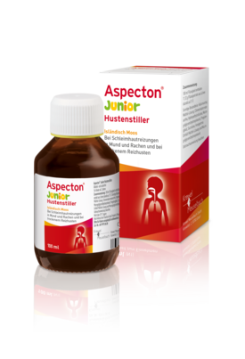 Sie sehen eine Packung ASPECTON HUST-STILL JUN HER, Produktbild: 01 ASPECTON HUST-STILL JUN HER, A-Nr.: 5452681 - 01