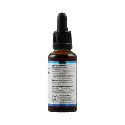 Sie sehen eine Packung Vitamin B12 Methylcobalamin Klean Labs Tropfen, Produktbild: 02 Vitamin B12 Methylcobalamin Klean Labs Tropfen, A-Nr.: 5598143 - 02