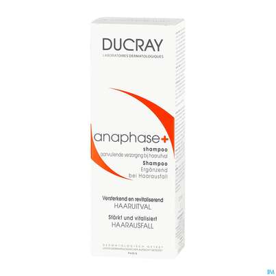 Sie sehen eine Packung Ducray Anaphase+ Ergänzungs-shampoo Gegen Haarausfall 200ml, Produktbild: 10 Ducray Anaphase+ Ergänzungs-shampoo Gegen Haarausfall 200ml, A-Nr.: 4541046 - 10