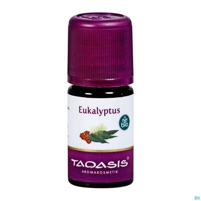Sie sehen eine Packung Aetherische Oele Taoasis Bio Eucalyptus 5ml, Produktbild: 03 Aetherische Oele Taoasis Bio Eucalyptus 5ml, A-Nr.: 3163406 - 03