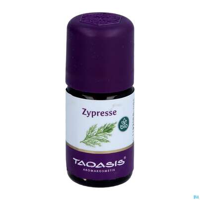 Sie sehen eine Packung Aetherische Oele Taoasis Bio Zypresse 5ml, Produktbild: 03 Aetherische Oele Taoasis Bio Zypresse 5ml, A-Nr.: 3167120 - 03