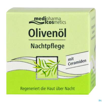 Sie sehen eine Packung Oliven Oel Dr.theiss Nachtpflege 50ml, Produktbild: 04 Oliven Oel Dr.theiss Nachtpflege 50ml, A-Nr.: 3204654 - 04