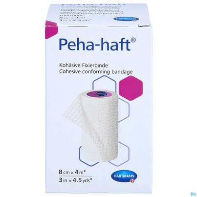 Peha-haft Fixierbinde/latexfrei 4mx 8cm 1st, A-Nr.: 3328238 - 01