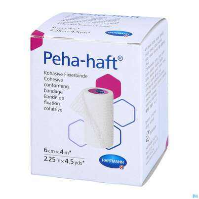 Peha-haft Fixierbinde/latexfrei 4mx 6cm 1st, A-Nr.: 3328221 - 02