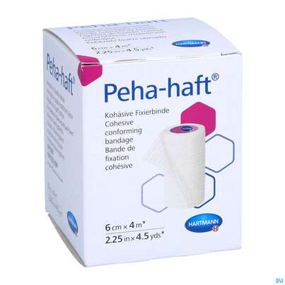 Peha-haft Fixierbinde/latexfrei 4mx 6cm 1st, A-Nr.: 3328221 - 03