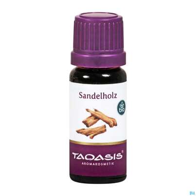 Sie sehen eine Packung Aetherische Oele Taoasis Sandelholz 8% Ws 10ml, Produktbild: 03 Aetherische Oele Taoasis Sandelholz 8% Ws 10ml, A-Nr.: 3416528 - 03