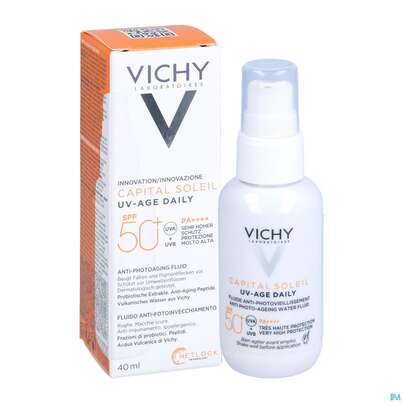 Sonnenprodukte Vichy/capital Soleil Gesichtscreme Uv-age Lsf50+ 40ml, A-Nr.: 5360950 - 05