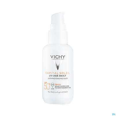Sonnenprodukte Vichy/capital Soleil Gesichtscreme Uv-age Lsf50+ 40ml, A-Nr.: 5360950 - 07