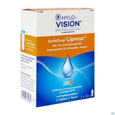 Augentropfen Hylo-vision Safe Drop Lipocur 10ml 2st, A-Nr.: 5381573 - 02