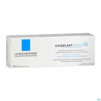 Sie sehen eine Packung La Roche Posay Wundpflegebalsam Cicaplast Baume B5 100ml, Produktbild: 03 La Roche Posay Wundpflegebalsam Cicaplast Baume B5 100ml, A-Nr.: 5385269 - 03