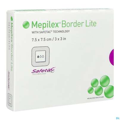 Wundverband Mepilex Silikon Border/flex/lite 7,5x 7,5cm 5st, A-Nr.: 3067849 - 04