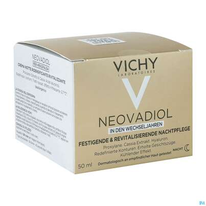Sie sehen eine Packung Vichy Neovadiol In Den Wechseljahren Nacht 50ml, Produktbild: 04 Vichy Neovadiol In Den Wechseljahren Nacht 50ml, A-Nr.: 5428381 - 04