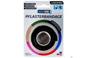 Buddycare Pflasterbandage Med Latexfrei Flexibel Kohaesiv 5cmx 4,5m Schwarz 1st, A-Nr.: 5289413 - 01