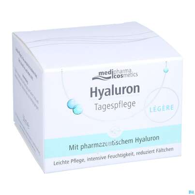 Sie sehen eine Packung Hyaluron Tagespflege Legere Tg 50ml, Produktbild: 05 Hyaluron Tagespflege Legere Tg 50ml, A-Nr.: 4914731 - 05