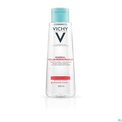 Sie sehen eine Packung Vichy Purete Thermale Mineral Mizellenfluid Empfindliche Haut 200ml, Produktbild: 05 Vichy Purete Thermale Mineral Mizellenfluid Empfindliche Haut 200ml, A-Nr.: 5178843 - 05