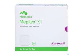 Wundverband Mepilex/xt Silikon 5x 5cm 5st, A-Nr.: 4401664 - 01