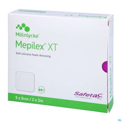 Wundverband Mepilex/xt Silikon 5x 5cm 5st, A-Nr.: 4401664 - 02