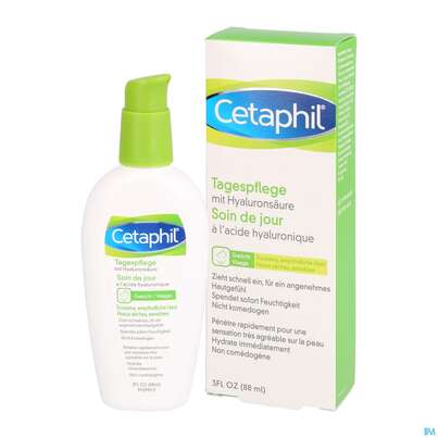 Sie sehen eine Packung Cetaphil Tagespflege +hyaluronsaeure 88ml, Produktbild: 04 Cetaphil Tagespflege +hyaluronsaeure 88ml, A-Nr.: 4839337 - 04