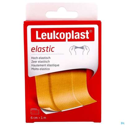 Wundpflaster Leukoplast/elastic 1mx 6cm 7321901 1st, A-Nr.: 4368613 - 01