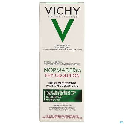 Sie sehen eine Packung Vichy Normaderm Phytosolution Pflege 2-fache-wirkung 50ml, Produktbild: 05 Vichy Normaderm Phytosolution Pflege 2-fache-wirkung 50ml, A-Nr.: 5060544 - 05