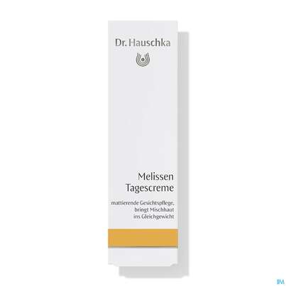 Sie sehen eine Packung Dr. Hauschka Melissen Tagescreme 30ml, Produktbild: 02 Dr. Hauschka Melissen Tagescreme 30ml, A-Nr.: 3830386 - 02