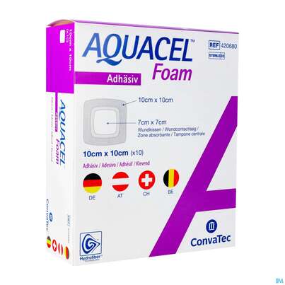 Convatec Aquacel Foam (7x7 Cm) 10x10 Cm, A-Nr.: 4039223 - 03