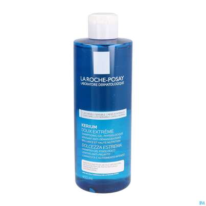 Sie sehen eine Packung Shampoon La Roche Posay Kerium Extrem Mild 400ml, Produktbild: 06 Shampoon La Roche Posay Kerium Extrem Mild 400ml, A-Nr.: 4195472 - 06