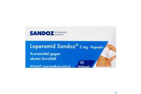 Loperamid-Sandoz Kapseln 2mg 20st, A-Nr.: 3525950 - 01