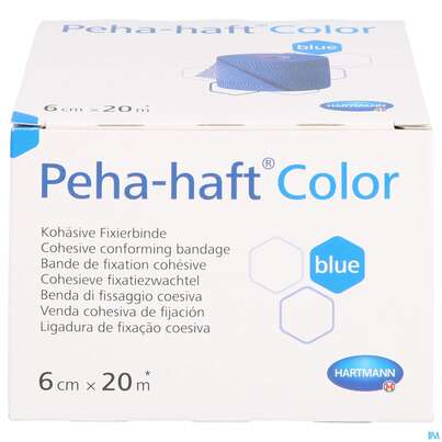 Peha-haft Color Latexfrei Blue 20mx 6cm 1st, A-Nr.: 3879820 - 01