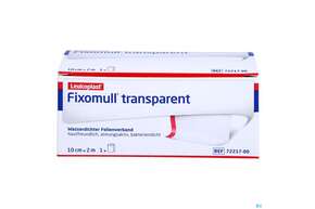 Fixierbinden Fixomull Transparent Fixierverband Wasserfest 2mx10cm 1st, A-Nr.: 3048214 - 01