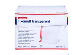 Fixierbinden Fixomull Transparent Fixierverband Wasserfest 10mx10cm 1st, A-Nr.: 3048237 - 01