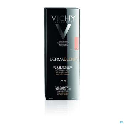 Vichy Dermablend/fluid Make-up 25 Nude 30ml, A-Nr.: 3044624 - 04