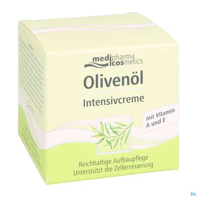 Sie sehen eine Packung Oliven Oel Dr.theiss Intensiv Creme 50ml, Produktbild: 04 Oliven Oel Dr.theiss Intensiv Creme 50ml, A-Nr.: 2968906 - 04