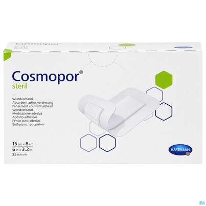 Wundverband Cosmopor Steril Selbstklebend 15x 8cm 25st, A-Nr.: 1526098 - 01