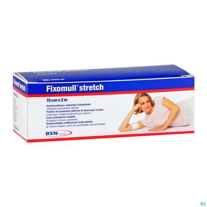 Fixierbinden Fixomull/stretch Fixierverband 2mx15cm 1st, A-Nr.: 0782296 - 03