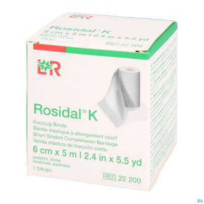 Sie sehen eine Packung Elastische Binden Rosidal Hautfarben Kraeftig 5mx 6cm 1st, Produktbild: 04 Elastische Binden Rosidal Hautfarben Kraeftig 5mx 6cm 1st, A-Nr.: 0472213 - 04