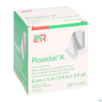 Elastische Binden Rosidal Hautfarben Kraeftig 5mx 6cm 1st, A-Nr.: 0472213 - 03