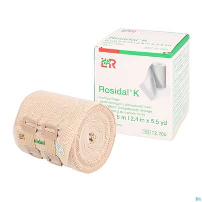 Elastische Binden Rosidal Hautfarben Kraeftig 5mx 6cm 1st, A-Nr.: 0472213 - 04