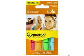 Ohrenschutz Ohropax Schaumstoffstoepsel Color Plux 8st, A-Nr.: 2281351 - 01