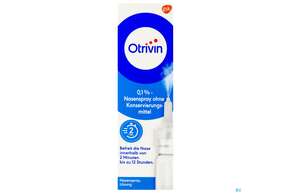 Otrivin Nasenspray 0,1% O.konservier.mtl 10ml, A-Nr.: 1347585 - 01