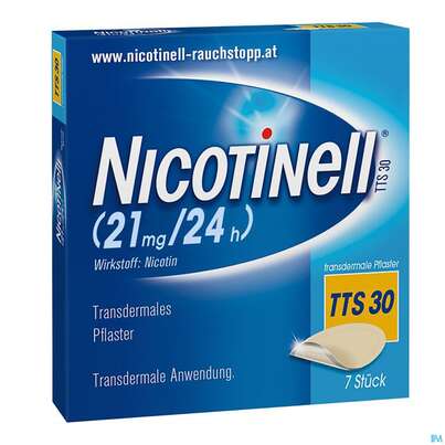 Nicotinell Transdermale Plfaster Tts 30 (21mg/24h) 7st, A-Nr.: 1254553 - 03