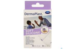 Dermaplast Soft Silicone Strips 25x 72cm +40x 60cm 1pk, A-Nr.: 4996775 - 01