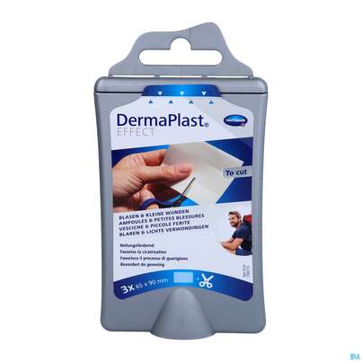 Blasenpflaster Dermaplast Zuschneidbar 6,5x 9cm 3st, A-Nr.: 3741599 - 01