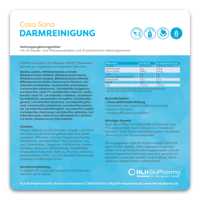 Sie sehen eine Packung Casa Sana DARMREINIGUNG, Produktbild: 04 Casa Sana DARMREINIGUNG, A-Nr.: 3967843 - 04