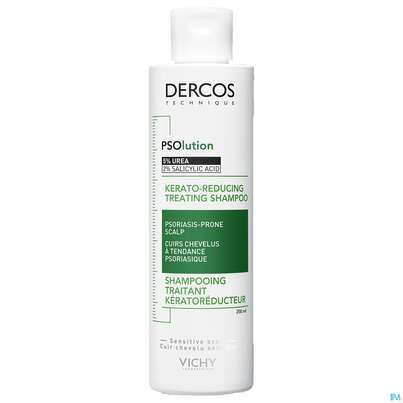 Sie sehen eine Packung Shampoon Vichy/dercos Psolution Anti-schuppen Psoriasis 200ml, Produktbild: 06 Shampoon Vichy/dercos Psolution Anti-schuppen Psoriasis 200ml, A-Nr.: 5429713 - 06