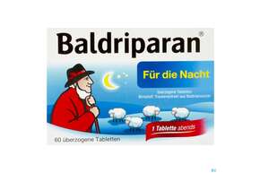 Baldriparan Fuer Die Nacht Ueberzogene Tabl 60st, A-Nr.: 4452420 - 01